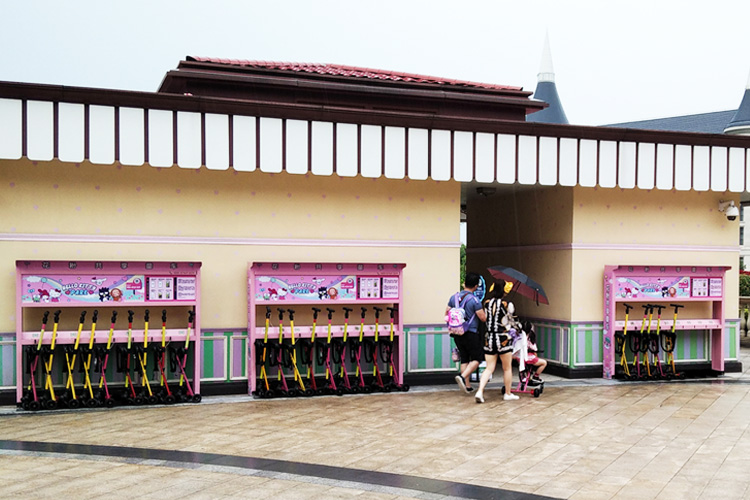 花粉共享童車(chē)入駐杭州hellokitty樂(lè)園