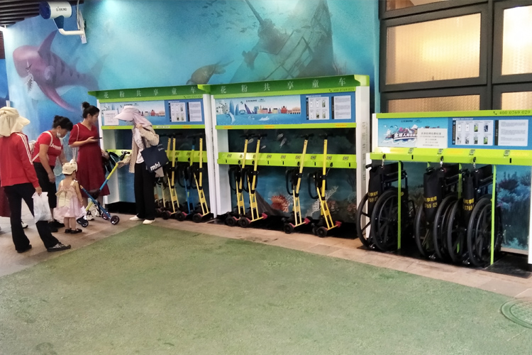 花粉共享童車(chē)\嬰兒車(chē)\輪椅進(jìn)駐恒大海花島